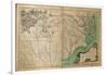 1770, North Carolina State Map with Landowner Names, North Carolina, United States-null-Framed Giclee Print