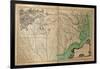 1770, North Carolina State Map with Landowner Names, North Carolina, United States-null-Framed Giclee Print