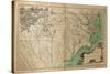 1770, North Carolina State Map with Landowner Names, North Carolina, United States-null-Stretched Canvas