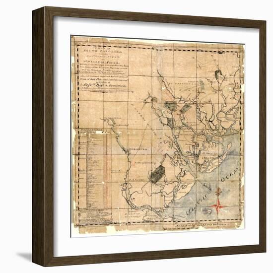 1771c, Beaufort County Savannah Sound to St, South Carolina, United States-null-Framed Giclee Print