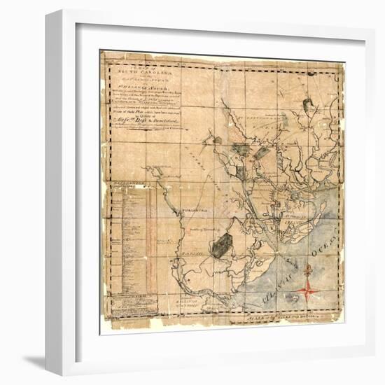 1771c, Beaufort County Savannah Sound to St, South Carolina, United States-null-Framed Giclee Print