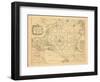 1773, Chart, West Indies, Atlantic Ocean-null-Framed Giclee Print