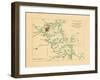 1775, Boston Harbor Chart, Massachusetts-null-Framed Giclee Print