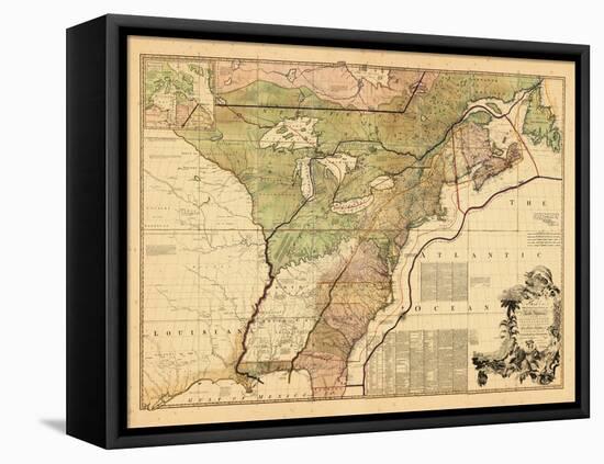 1775, British Colonies, New Brunswick, United States-null-Framed Stretched Canvas