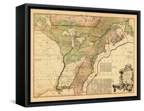 1775, British Colonies, New Brunswick, United States-null-Framed Stretched Canvas