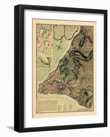 1775, New York City, 1775, New York, United States-null-Framed Giclee Print