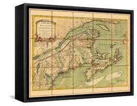 1775, Nova Scotia, Prince Edward Island, Maine Massachusetts-null-Framed Stretched Canvas