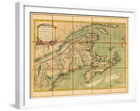 1775, Nova Scotia, Prince Edward Island, Maine Massachusetts-null-Framed Giclee Print