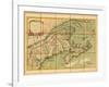 1775, Nova Scotia, Prince Edward Island, Maine Massachusetts-null-Framed Giclee Print