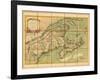 1775, Nova Scotia, Prince Edward Island, Maine Massachusetts-null-Framed Giclee Print