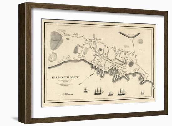 1775, Portland Falmouth Neck, Maine, United States-null-Framed Giclee Print