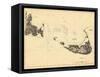1776, Nantucket Island and the Eastern Half of Martha's Vineyard, Massachusetts-null-Framed Stretched Canvas