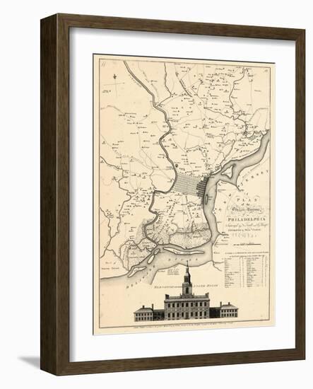 1777, Philadelphia 1777, Pennsylvania, United States-null-Framed Giclee Print