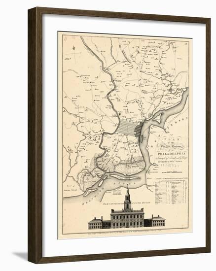 1777, Philadelphia 1777, Pennsylvania, United States-null-Framed Giclee Print