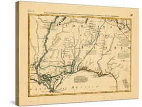 1778, Alabama, Florida, Louisiana, Mississippi, North Carolina-null-Stretched Canvas