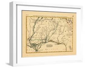 1778, Alabama, Florida, Louisiana, Mississippi, North Carolina-null-Framed Giclee Print