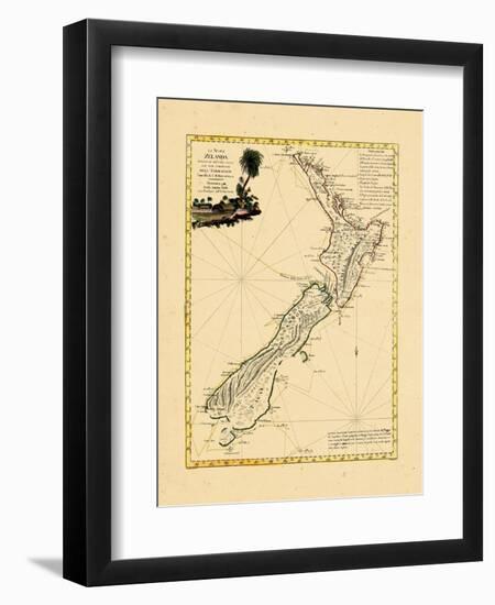 1778, New Zealand-null-Framed Giclee Print