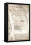 1780, Charleston Siege Map, South Carolina, United States-null-Framed Stretched Canvas