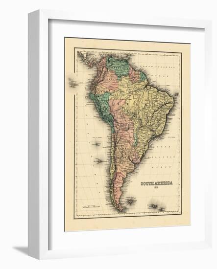 1780, South America-null-Framed Giclee Print