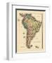 1780, South America-null-Framed Premium Giclee Print