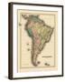 1780, South America-null-Framed Premium Giclee Print