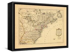 1783, United States, Canada-null-Framed Stretched Canvas