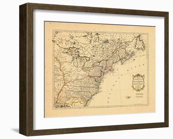 1783, United States, Canada-null-Framed Giclee Print