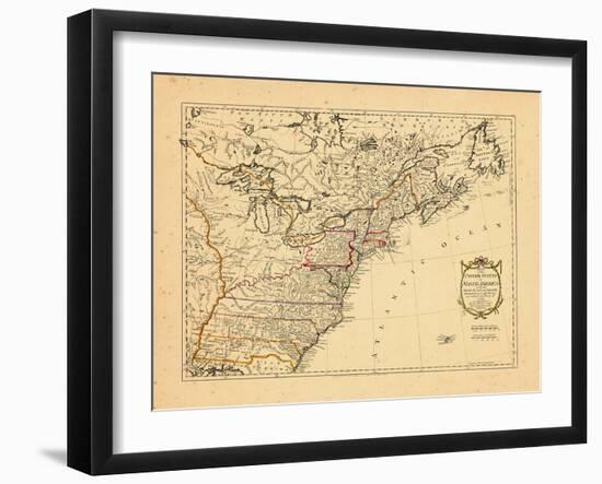 1783, United States, Canada-null-Framed Giclee Print