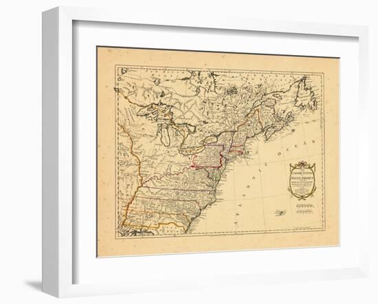 1783, United States, Canada-null-Framed Giclee Print