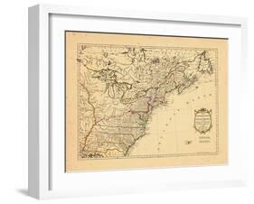 1783, United States, Canada-null-Framed Giclee Print