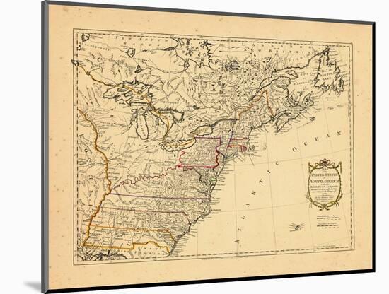 1783, United States, Canada-null-Mounted Giclee Print