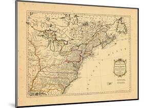 1783, United States, Canada-null-Mounted Giclee Print