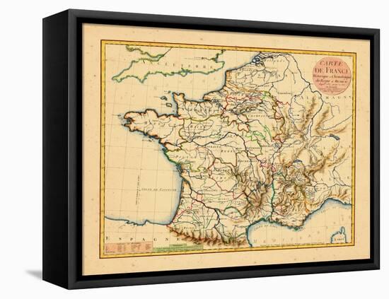 1787, France-null-Framed Stretched Canvas