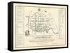 1788, Charleston Ichnography Map, South Carolina, United States-null-Framed Stretched Canvas