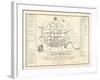 1788, Charleston Ichnography Map, South Carolina, United States-null-Framed Giclee Print