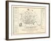 1788, Charleston Ichnography Map, South Carolina, United States-null-Framed Giclee Print