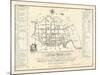 1788, Charleston Ichnography Map, South Carolina, United States-null-Mounted Giclee Print