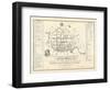 1788, Charleston Ichnography Map, South Carolina, United States-null-Framed Giclee Print