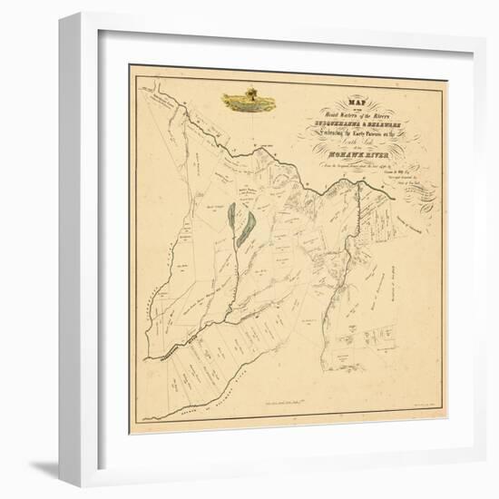 1790, Herkimer County, Land Patents of Southside of the Mohawk River Reproduced in, New York-null-Framed Giclee Print