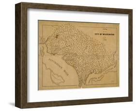 1792, Washington D.C., District of Columbia, United States-null-Framed Giclee Print