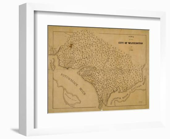 1792, Washington D.C., District of Columbia, United States-null-Framed Giclee Print