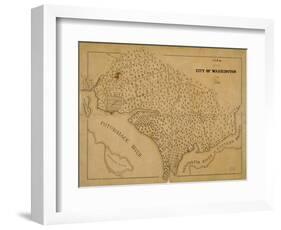 1792, Washington D.C., District of Columbia, United States-null-Framed Giclee Print