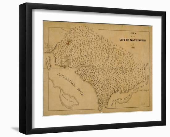 1792, Washington D.C., District of Columbia, United States-null-Framed Giclee Print