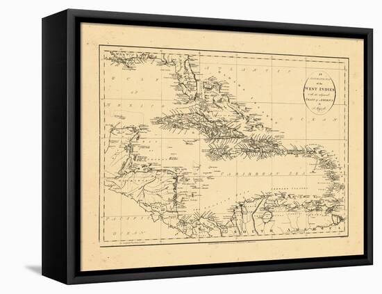 1794, West Indies, Caribbean-null-Framed Stretched Canvas