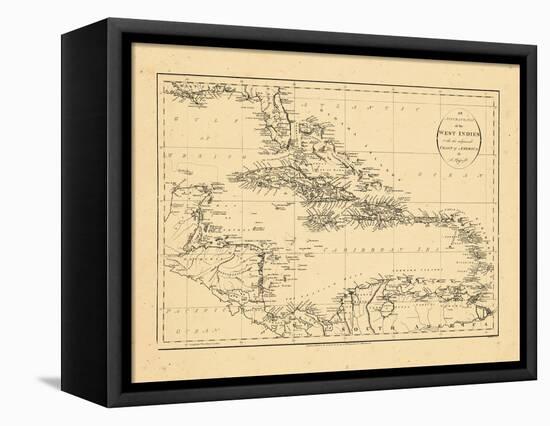 1794, West Indies, Caribbean-null-Framed Stretched Canvas
