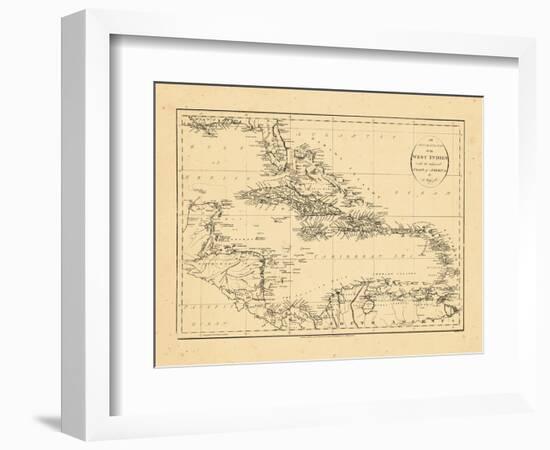 1794, West Indies, Caribbean-null-Framed Giclee Print