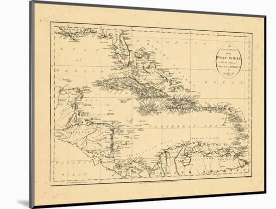 1794, West Indies, Caribbean-null-Mounted Giclee Print