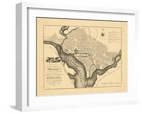 1795, Washington DC-null-Framed Giclee Print