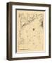 1798, A CHART/OF THE/COAST OF NEW ENGLAND/From the/SOUTH SHOAL TO CAPE SABLE/INCLUDING/GEORGES BANK-null-Framed Giclee Print