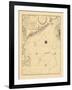 1798, A CHART/OF THE/COAST OF NEW ENGLAND/From the/SOUTH SHOAL TO CAPE SABLE/INCLUDING/GEORGES BANK-null-Framed Giclee Print